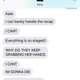 Some of Kara’s texts
